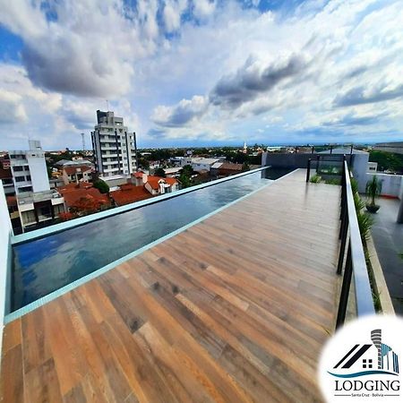 Apto Moderno Con Piscina De Borde Infinito Santa Cruz de La Sierra Ngoại thất bức ảnh