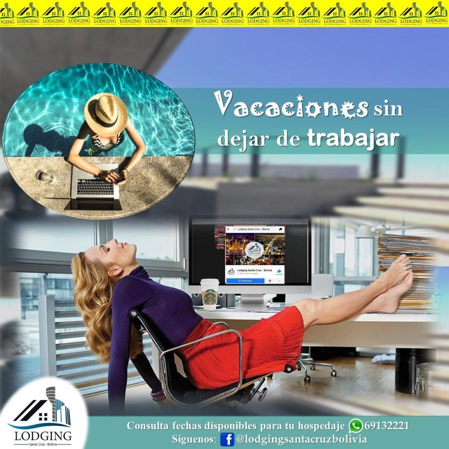 Apto Moderno Con Piscina De Borde Infinito Santa Cruz de La Sierra Ngoại thất bức ảnh